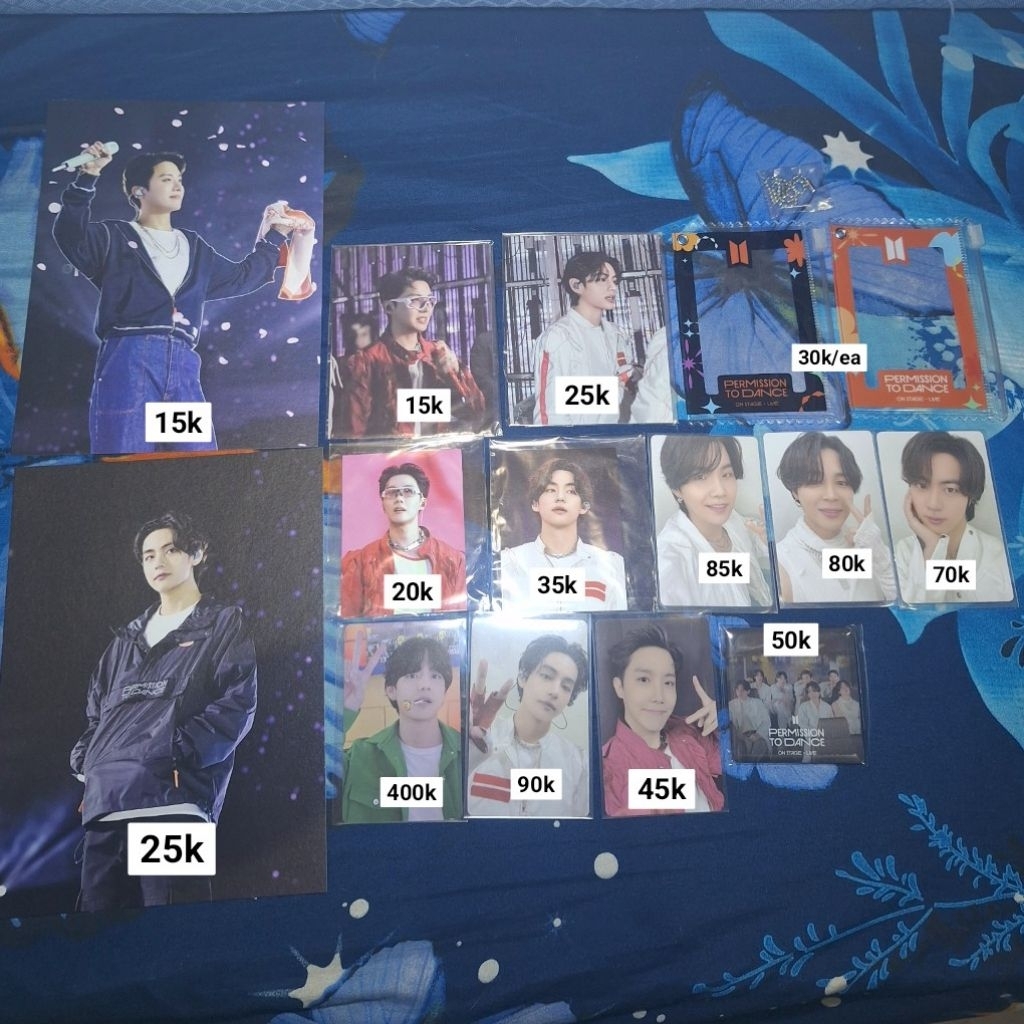 photocard POB taehyung ptd taehyung ptd live