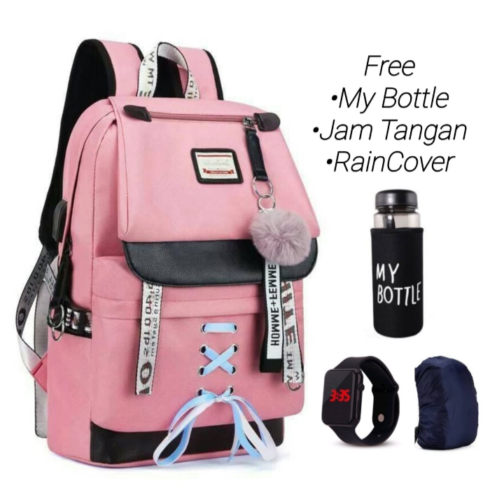 

Donesubego - Tas Ransel Anak Perempuan Remaja Korean Style Tas Sekolah Laptop Kuliah Casual Stylish