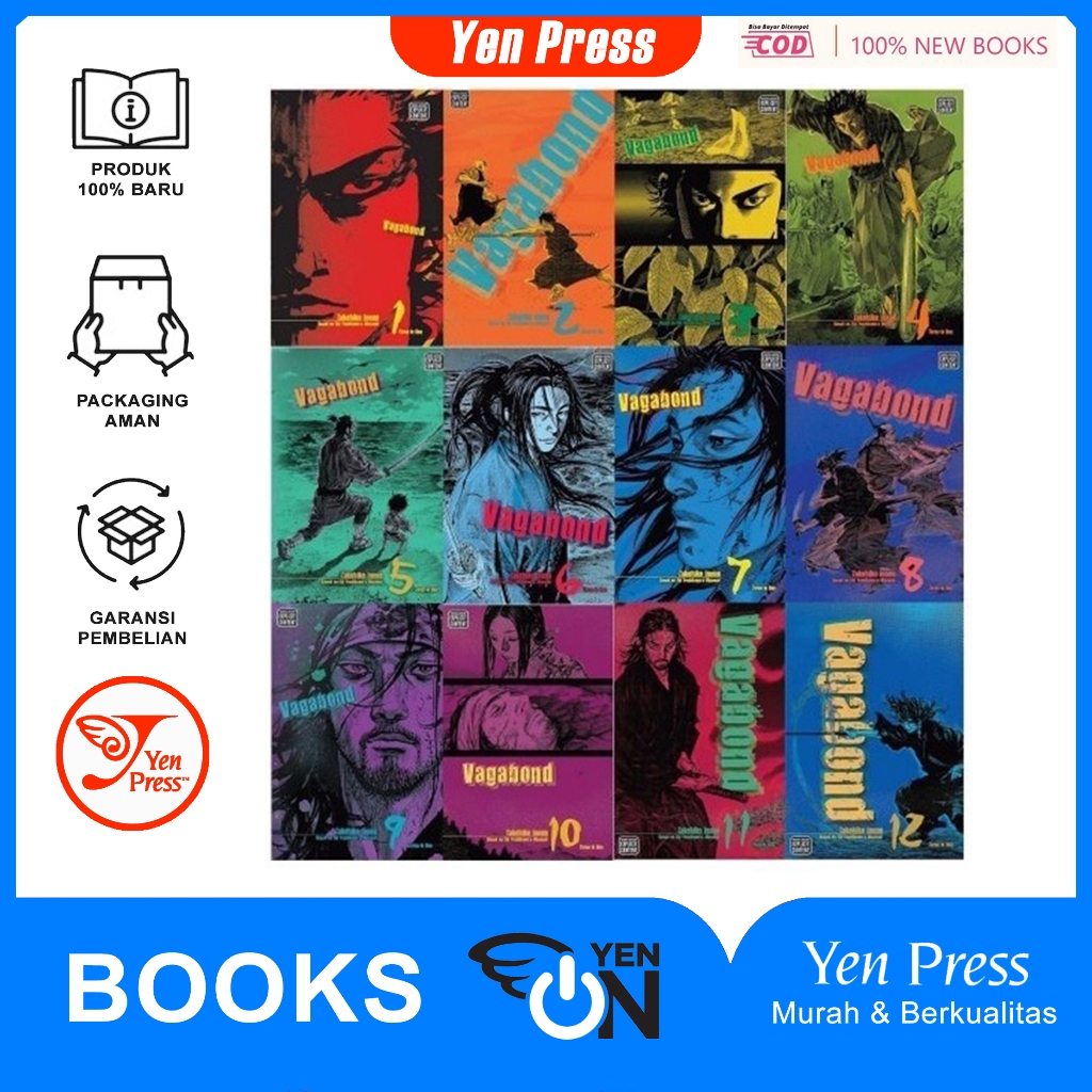 Vagabond (VIZBIG Edition), 12 Book series