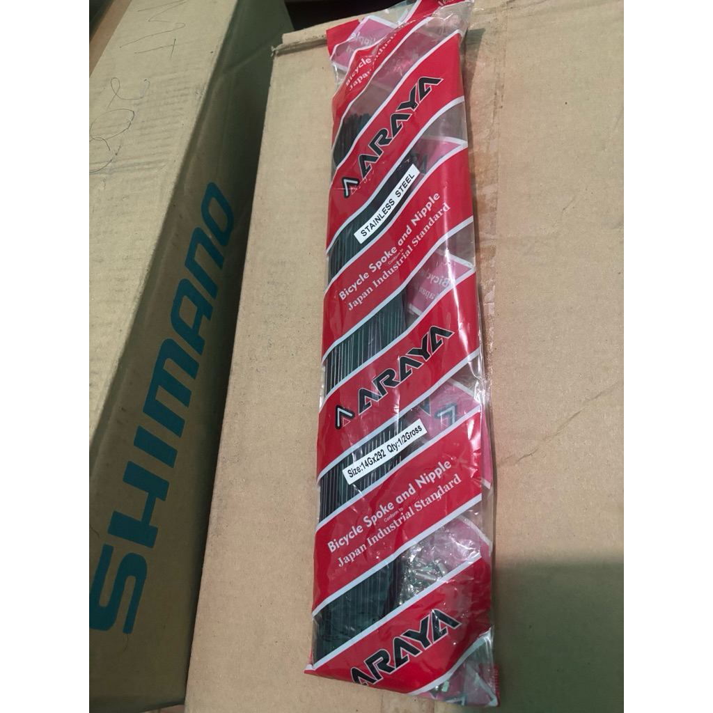 Spoke jari jari sepeda Araya 292 mm stainless 1pcs