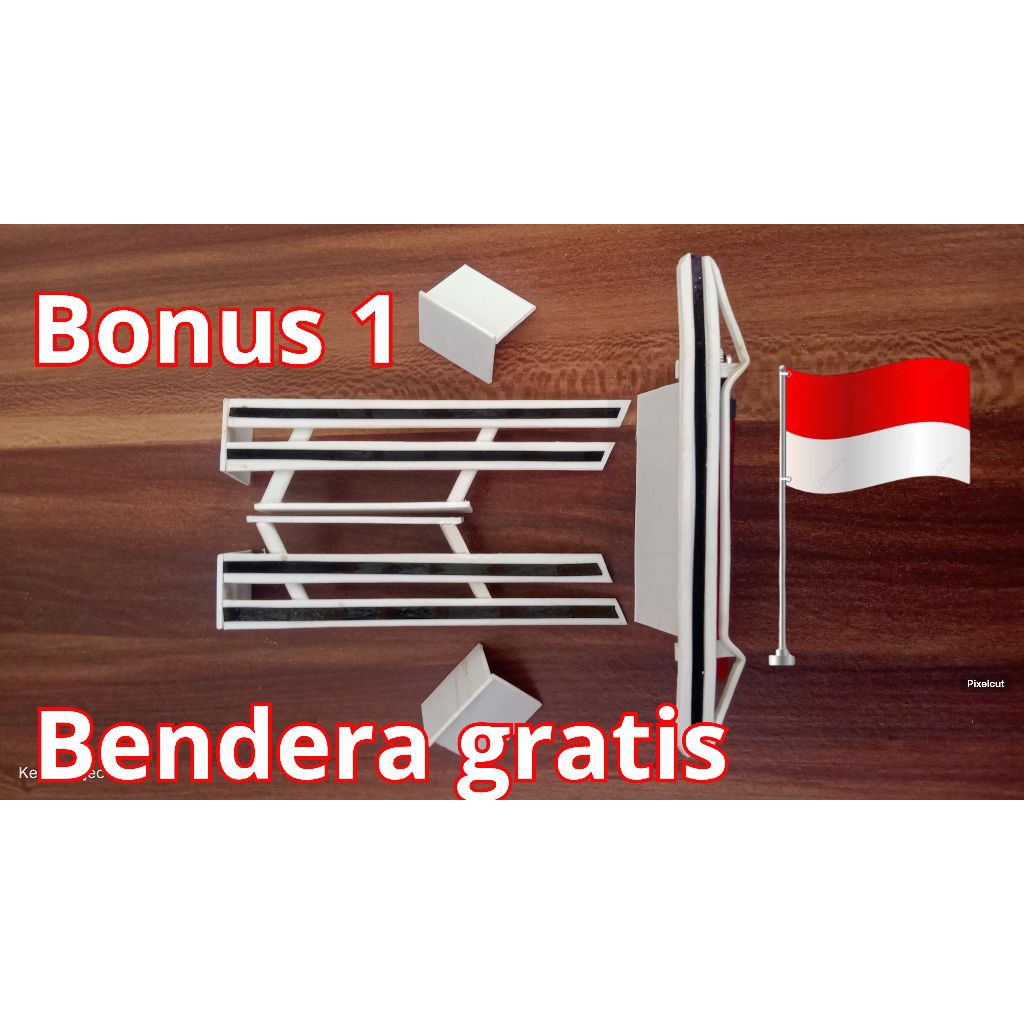 Bemper miniatur L300 pelindung samping Bahan PVC Fleksibel & Tahan Lama Cocok  Mobil atau truk belak