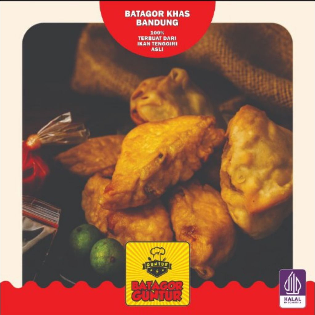 

BATAGOR GUNTUR - MIX Batagor, Siomay, Aci Batagor Setengah Matang Di Vakum isi 10 biji 100% ikan tenggiri pilihan terbaik