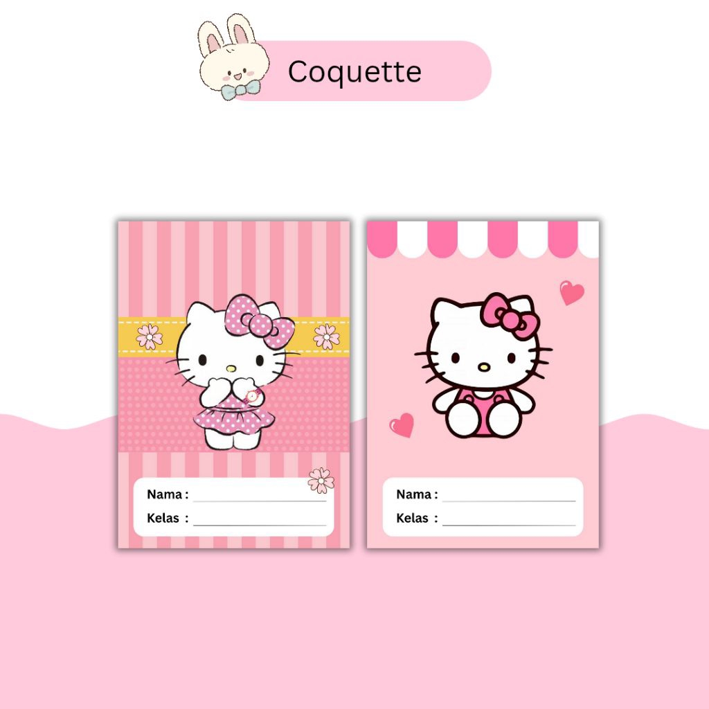 

buku tabungan karakter hello kitty / buku tabungan karakter lucu