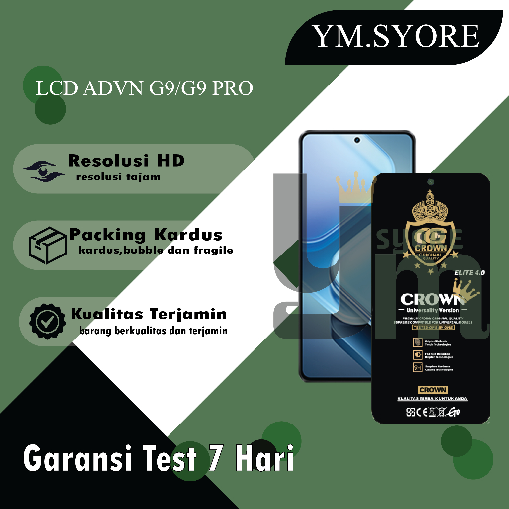 (FREE LEM)LCD ADVAN G9 / G9 PRO TOUCHSCREEN FULLSET COMPLETE ORIGINAL 1:1