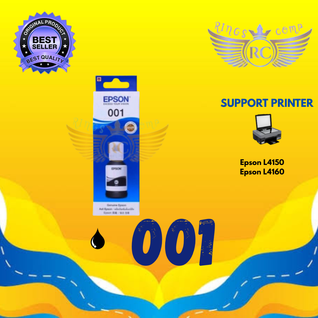 Tinta Epson 001 Printer Epson L4150 L4160 L6160