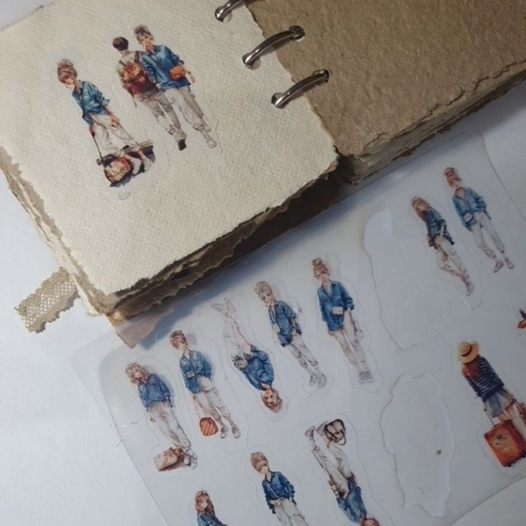 

ARTDOESWORK The pedestrian 3 stiker transparan kisscut