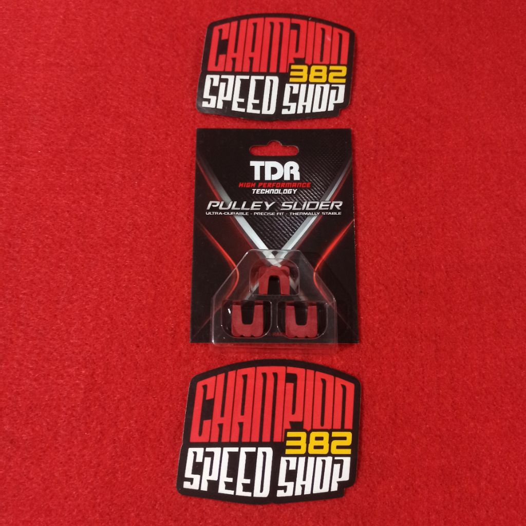 Slider Set Slide Piece Karet Pulley CVT TDR Racing Mio Sporty Mio Smile Fino Karbu Nouvo Karbu Mio J