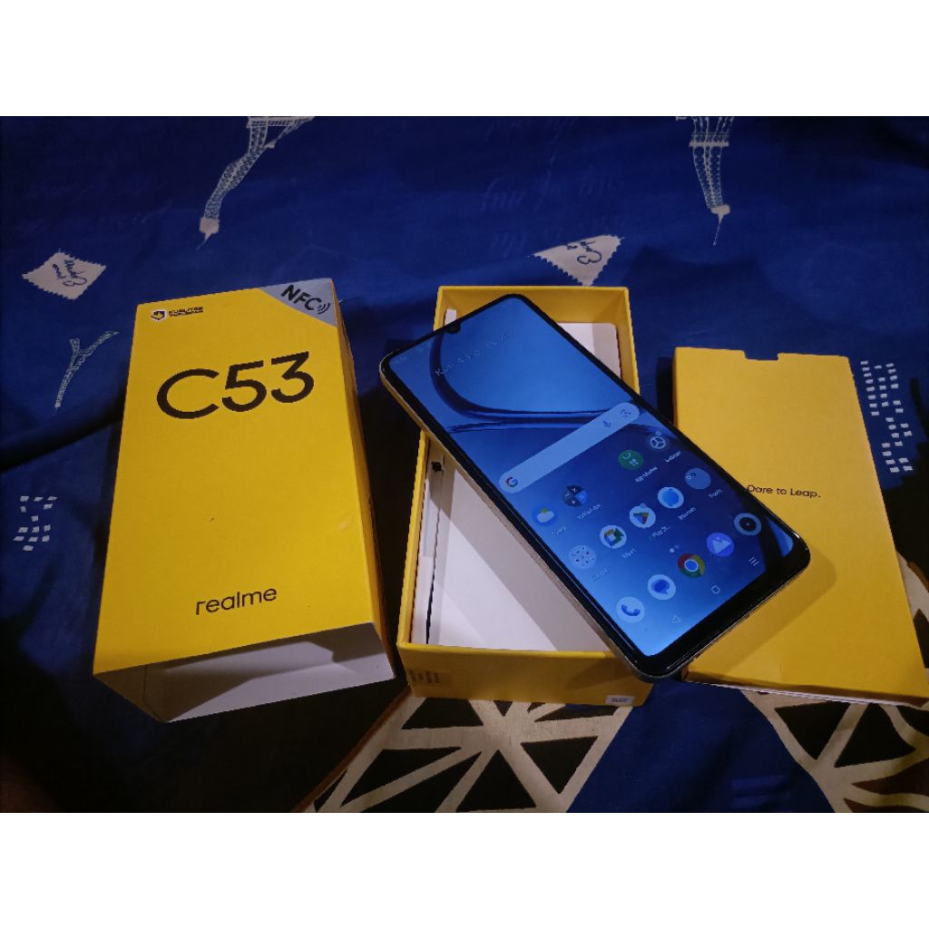realme c53  33Watt ram 12gb 128gb ya gransi resmi barang ori fullset segel ya terima kasih