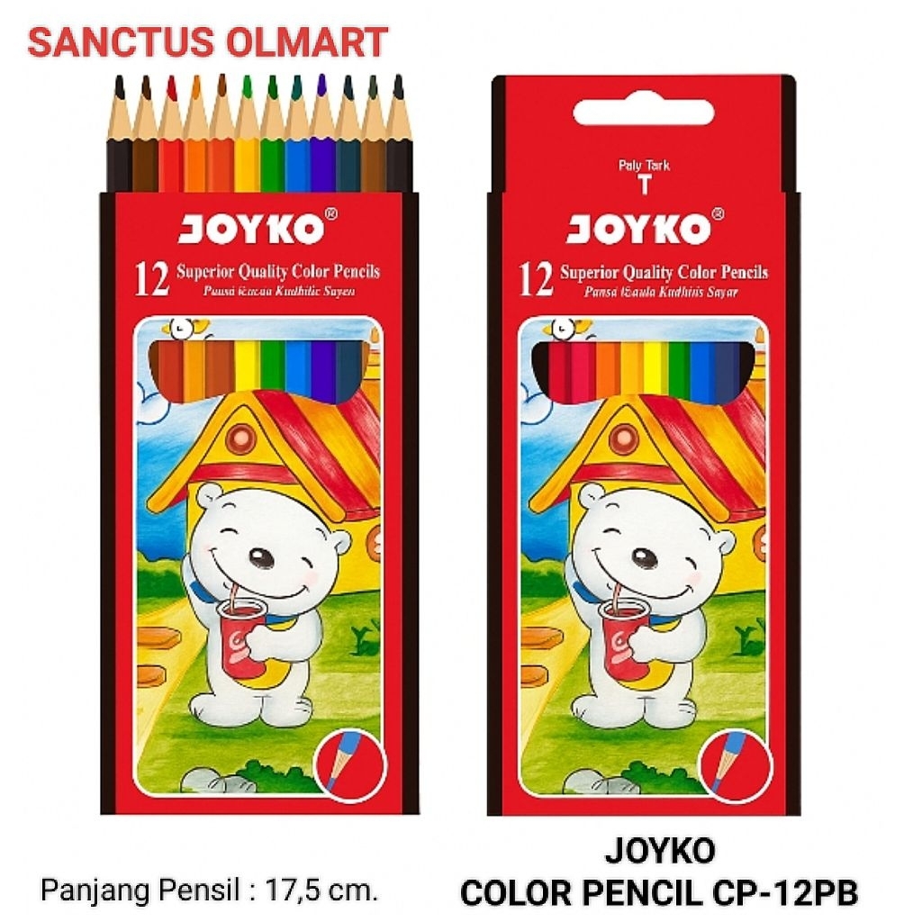 

PENSIL12 WARNA JOYKO CP-12PB.