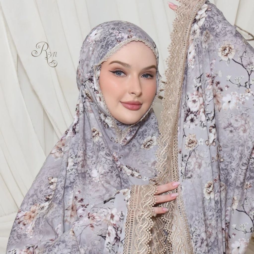Mukena Ryn Rayyan Mukena Rayon Viscose Import Wafaa Series