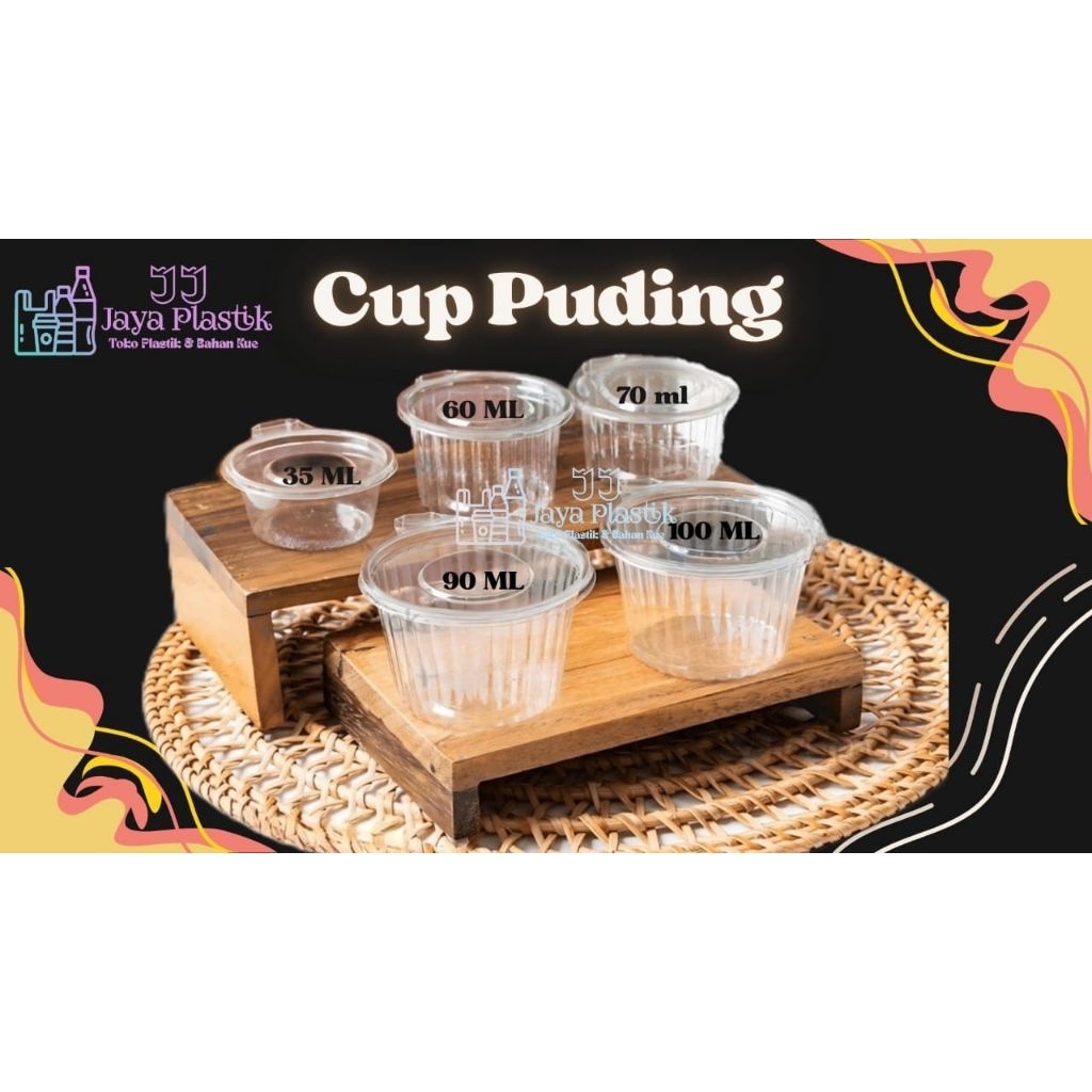 Mika Plastik Puding / Saos Sambal / Langsung Tutup