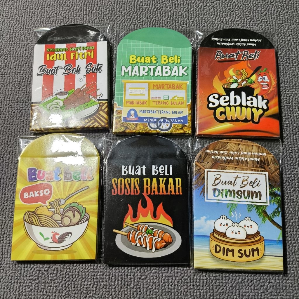 

AMPLOP LEBARAN SEDANG UKURAN 7cm x 8,5cm (SEKALI LIPAT)