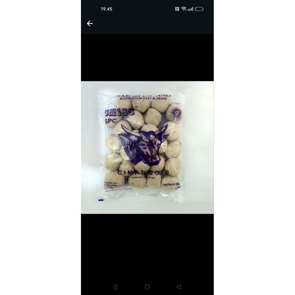 Baso Sapi Cms isi 50