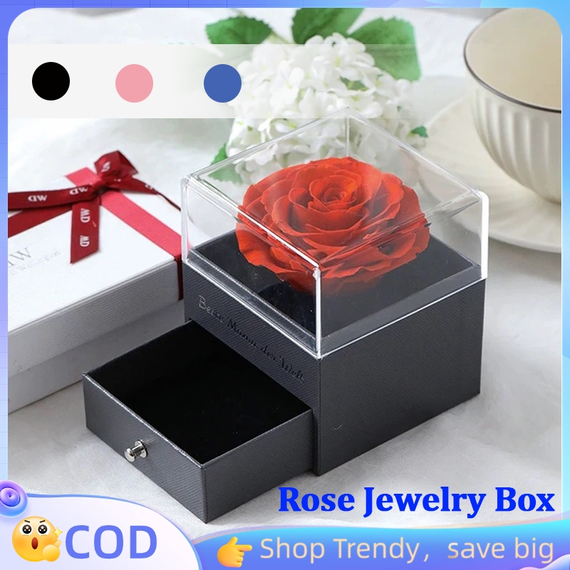 

Hidden Jewelry Box Kalung gift box rose kotak aksesoris perhiasan Box Jewelry
