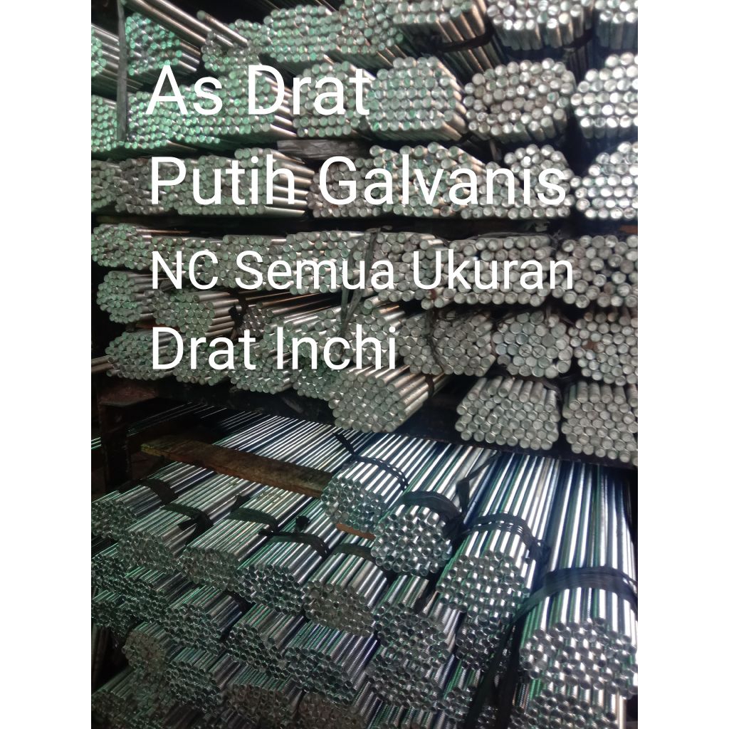 As drat / Long drat  putih GaLvanis drat kasar inchi