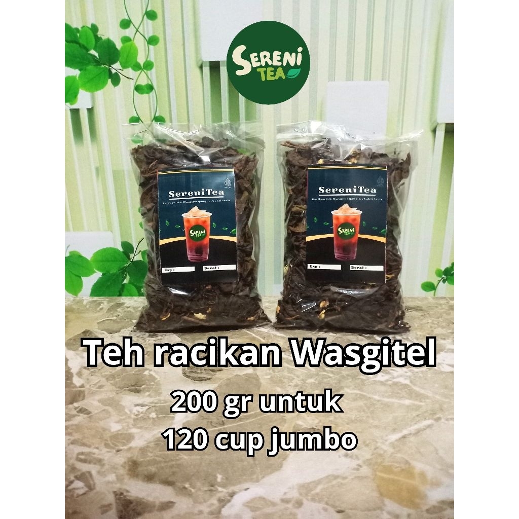 

Racikan teh Wasgitel untuk jualan es teh jumbo (200 gr)