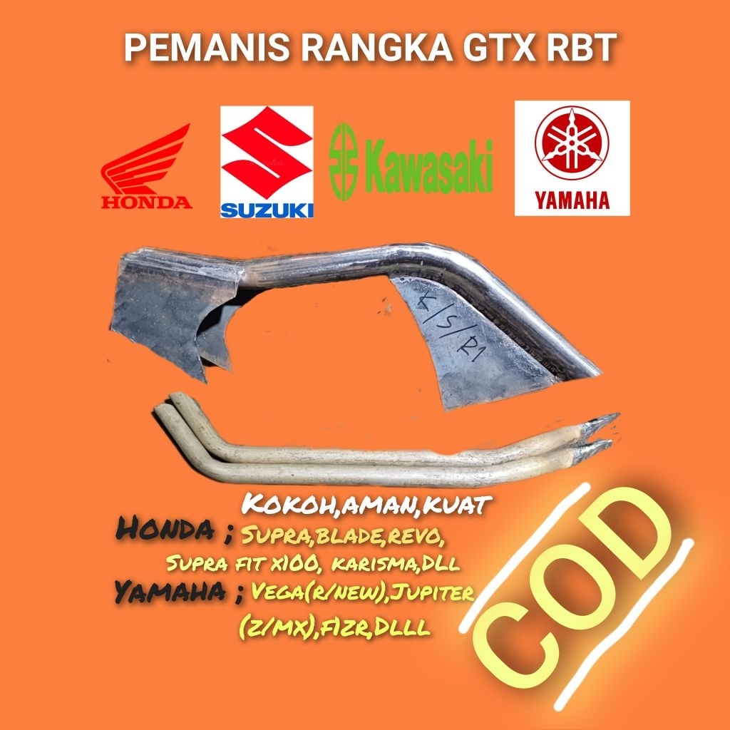 Pemanis Rangka RBT- Pemanis Rangka - GTX - semua jenis motor