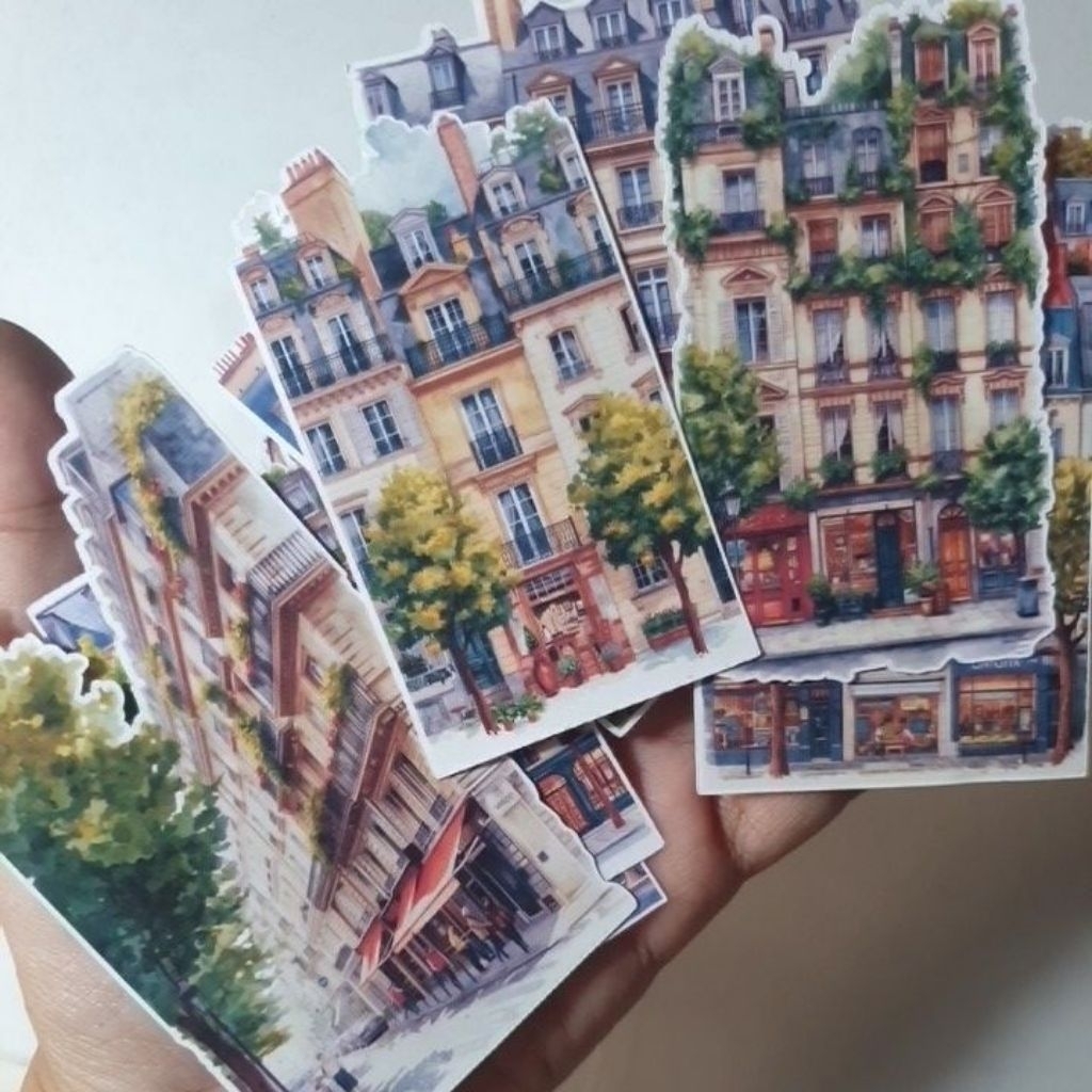 

ARTDOESWORK The downtown building 2 stiker matte