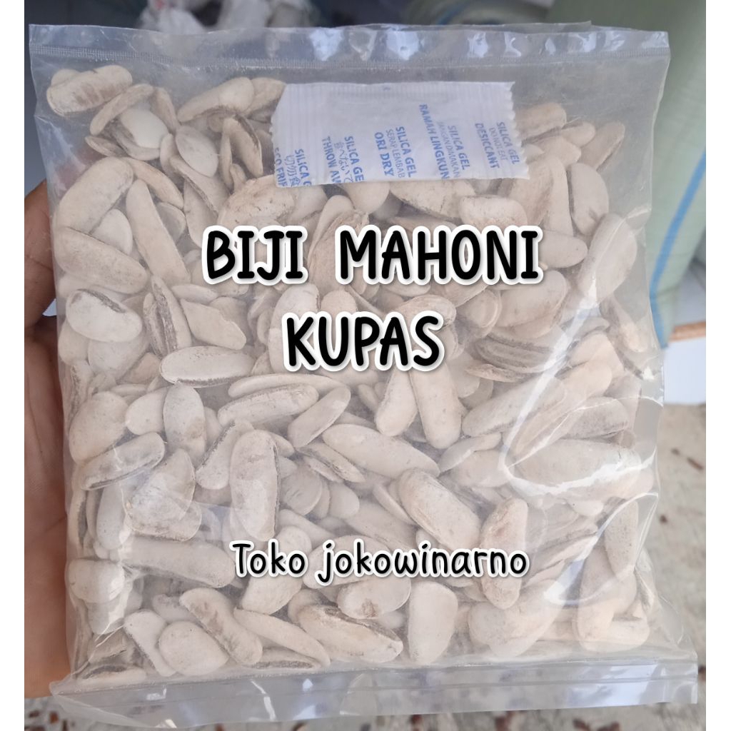 

BIJI MAHONI KUPAS PREMIUM 50 Gram
