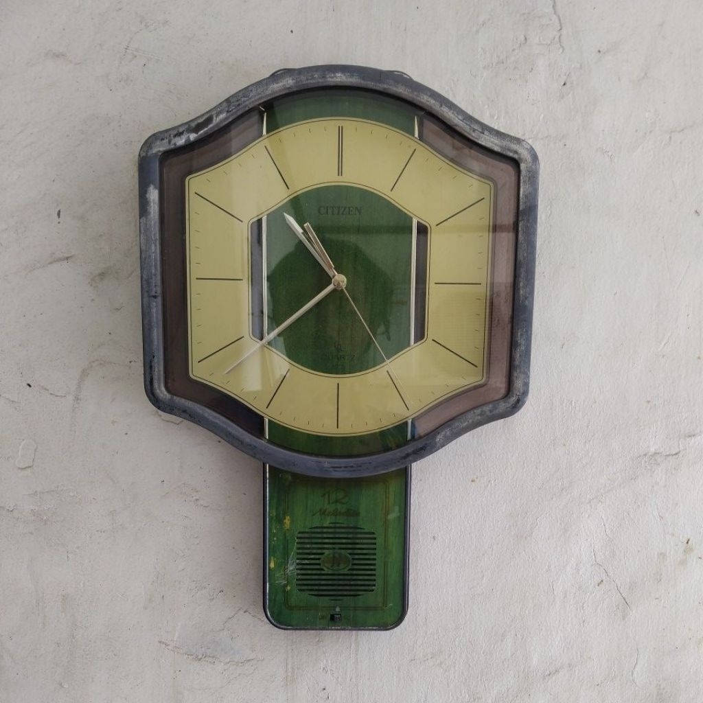 jam dinding melodi jadul citizen japan