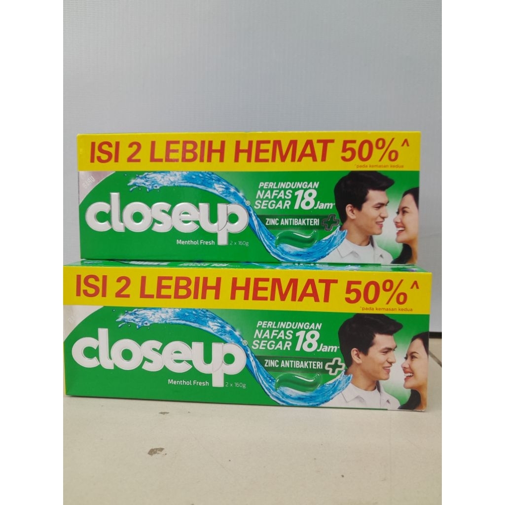 Close Up Pasta Gigi Green 160gr ( isi 2 pcs )