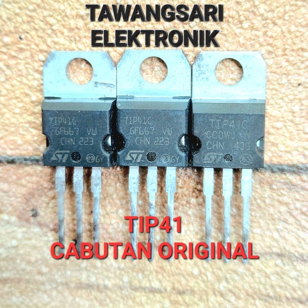 TIP41 TIP42 Cabutan Original TR TIP 41 TR TIP 42 Ori