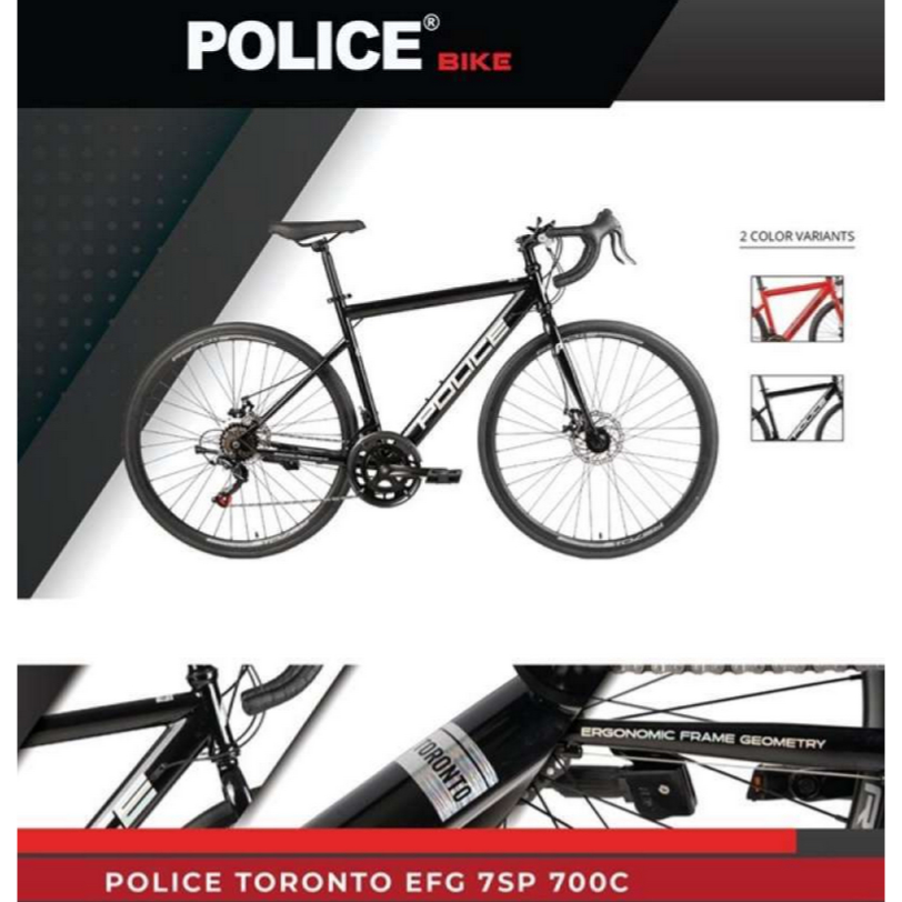 Sepeda Roadbike Element Police Toronto EFG 700c