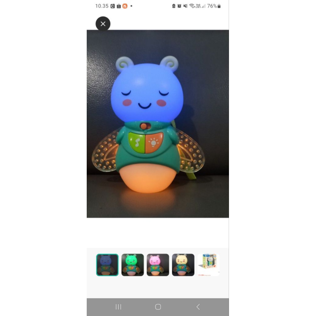 lampu tidur clementoni