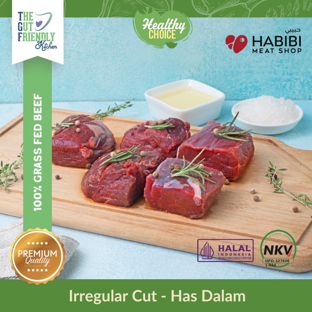 

100% GRASSFED PREMIUM Tenderloin/Has Dalam (Irregular Cut)