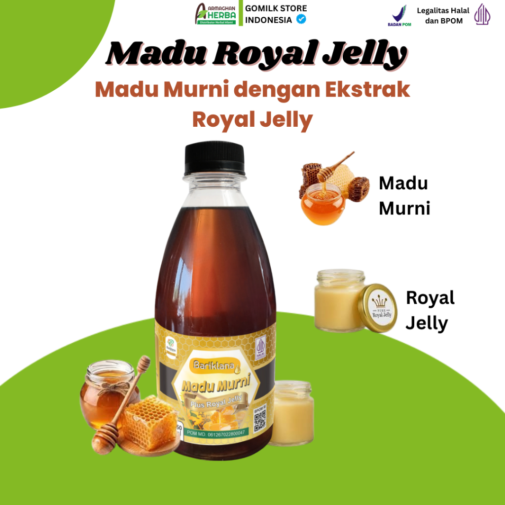 

[GARANSI ORI] Madu Murni Plus Royal Jelly