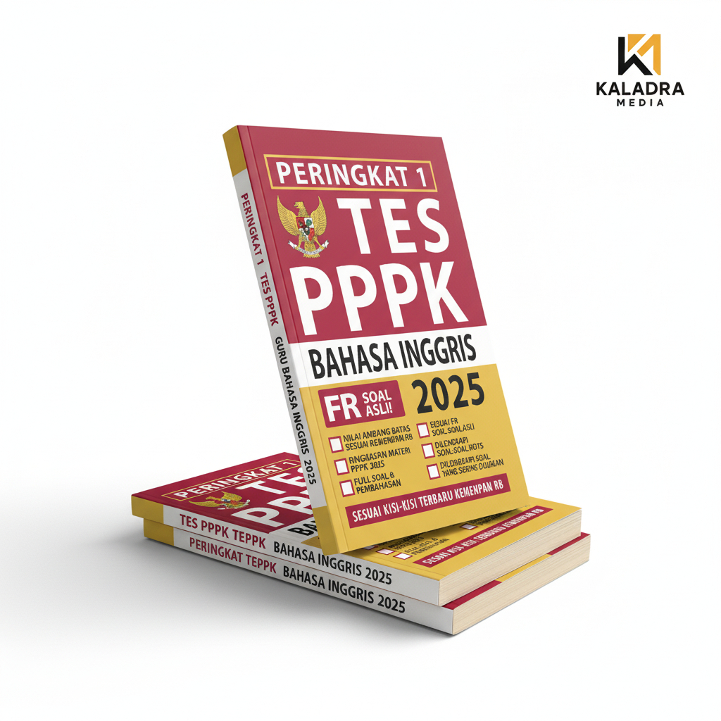 Buku PPPK GURU BAHASA INGGRIS 2025 - Buku Original Soal dan Pembahasan