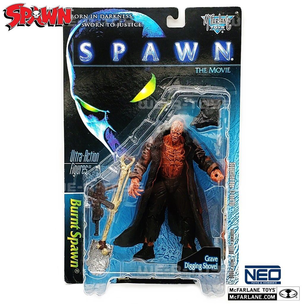 SPAWN The Movie "Burnt Spawn" Grave Digging Shovel