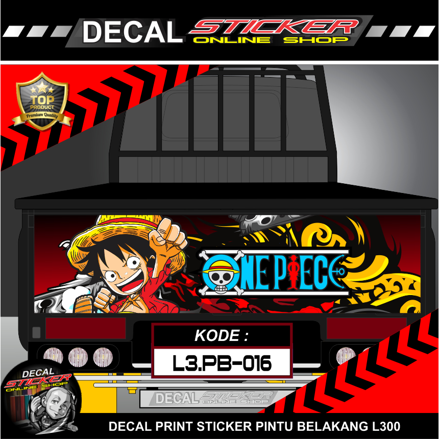 STIKER PINTU BELAKANG L300 - DECAL PRINT VARIASI PINTU BELAKANG L300 KEKINIAN