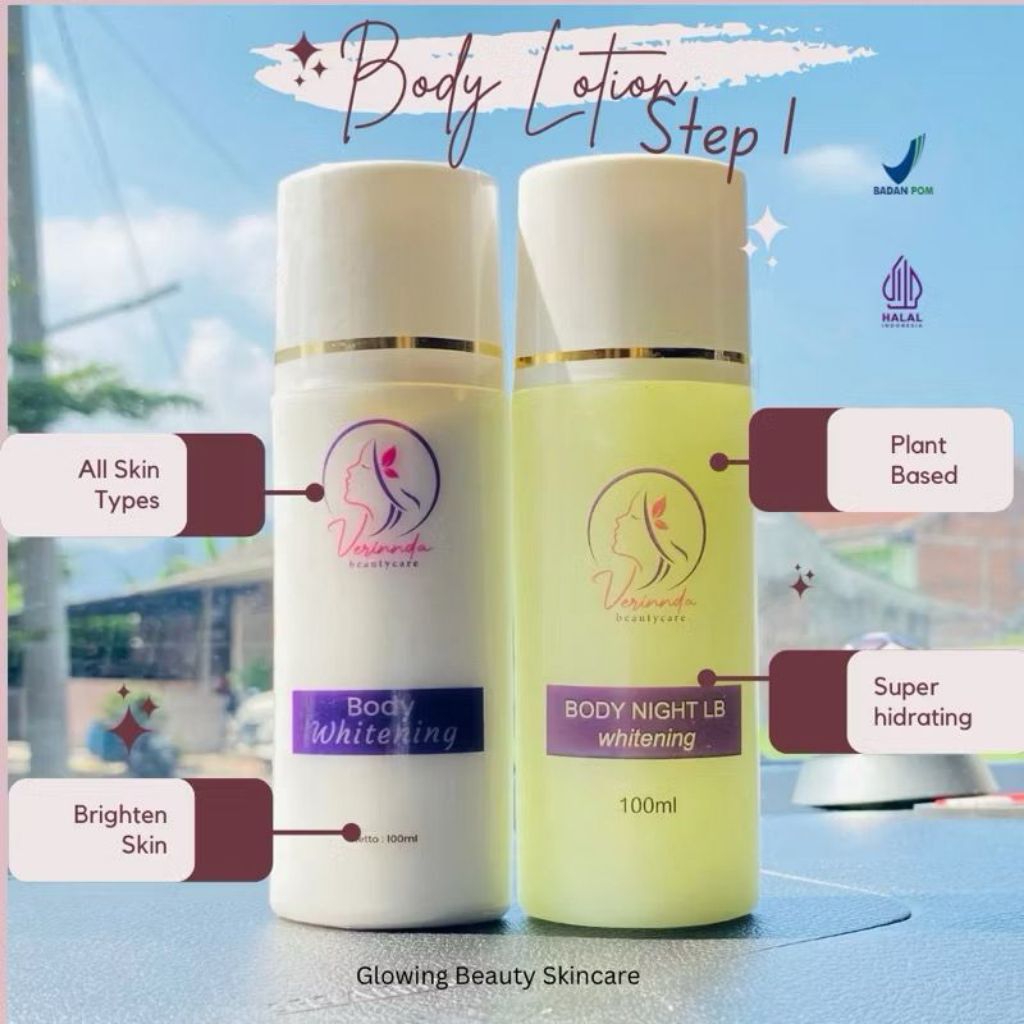 Lotion siang malam LB pemutih/Hb pemutih badan/Hb pemutih aman/Hb bpom