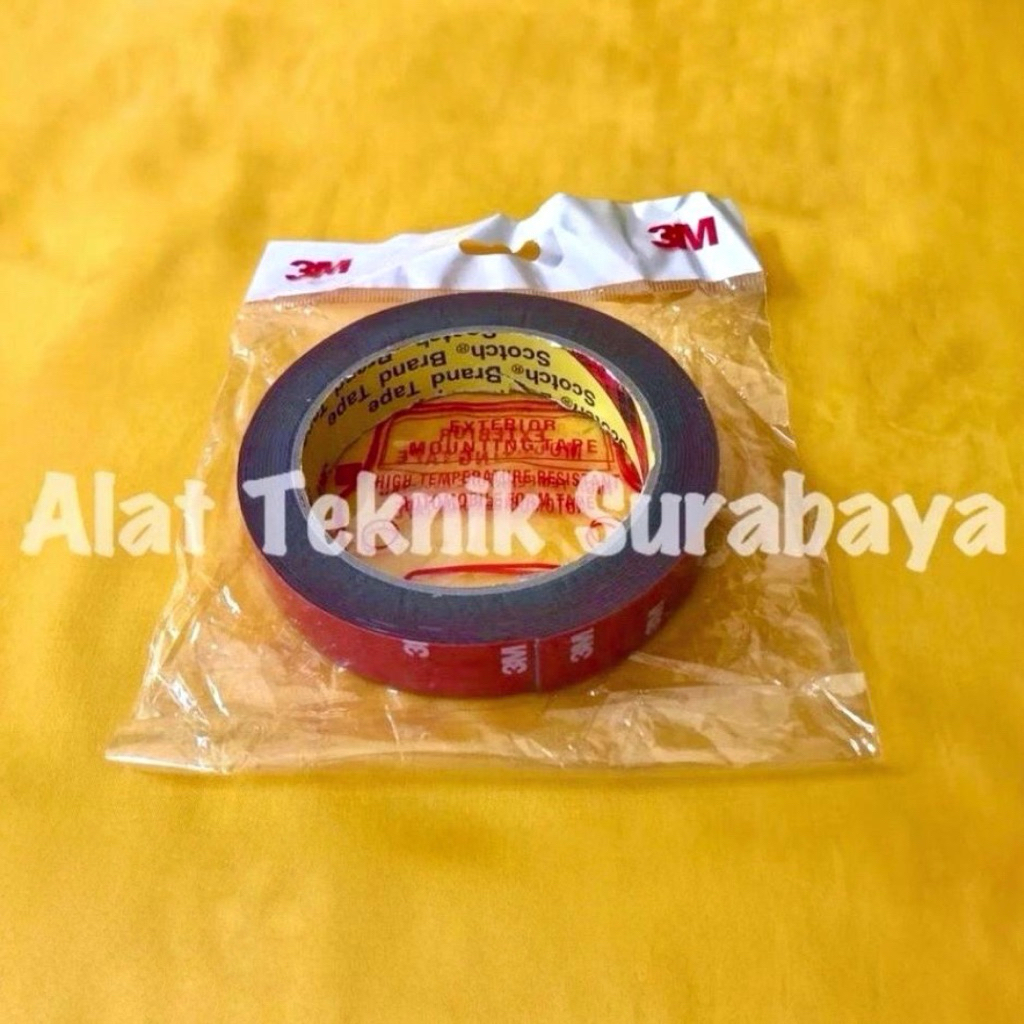 

DOUBLE TAPE MERAH 3M / DOBELTIP / PEREKAT BOLAK BALIK / DOUBLE TAP / ISOLASI