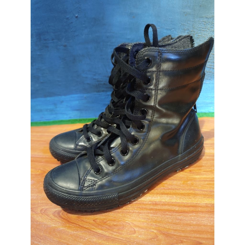 Sepatu Converse hight full Black original