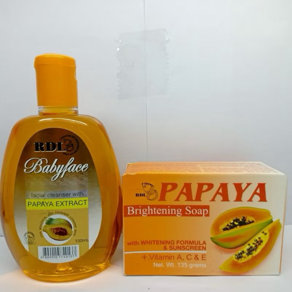Cleanser baby face ,CREAM &  TONER Rdl papanya original BPOM