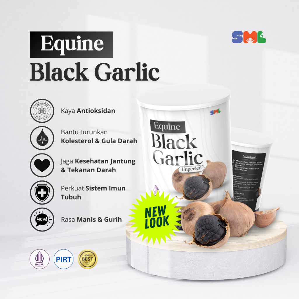 

Equine Black Garlic - Bawang Hitam Tunggal Premium 100 gram