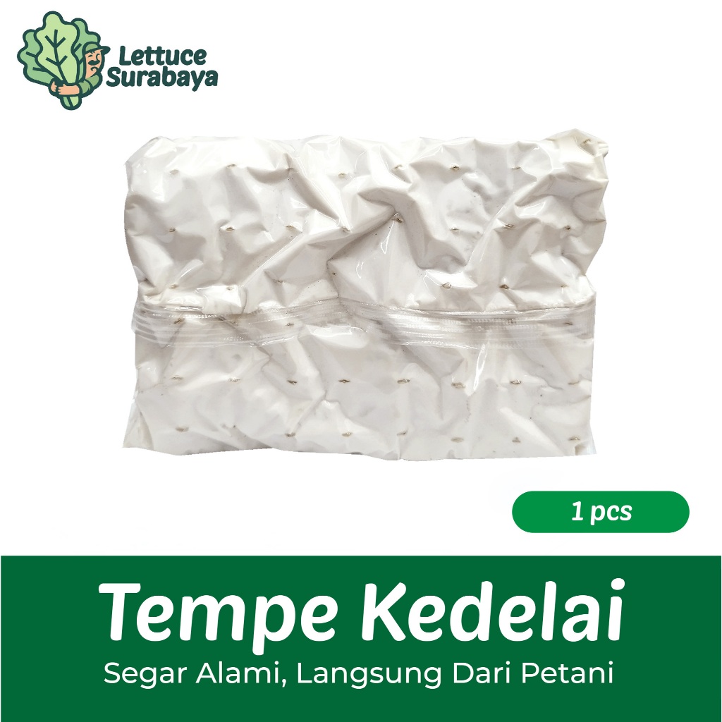 

Tempe Kedelai Mentah 1 pcs