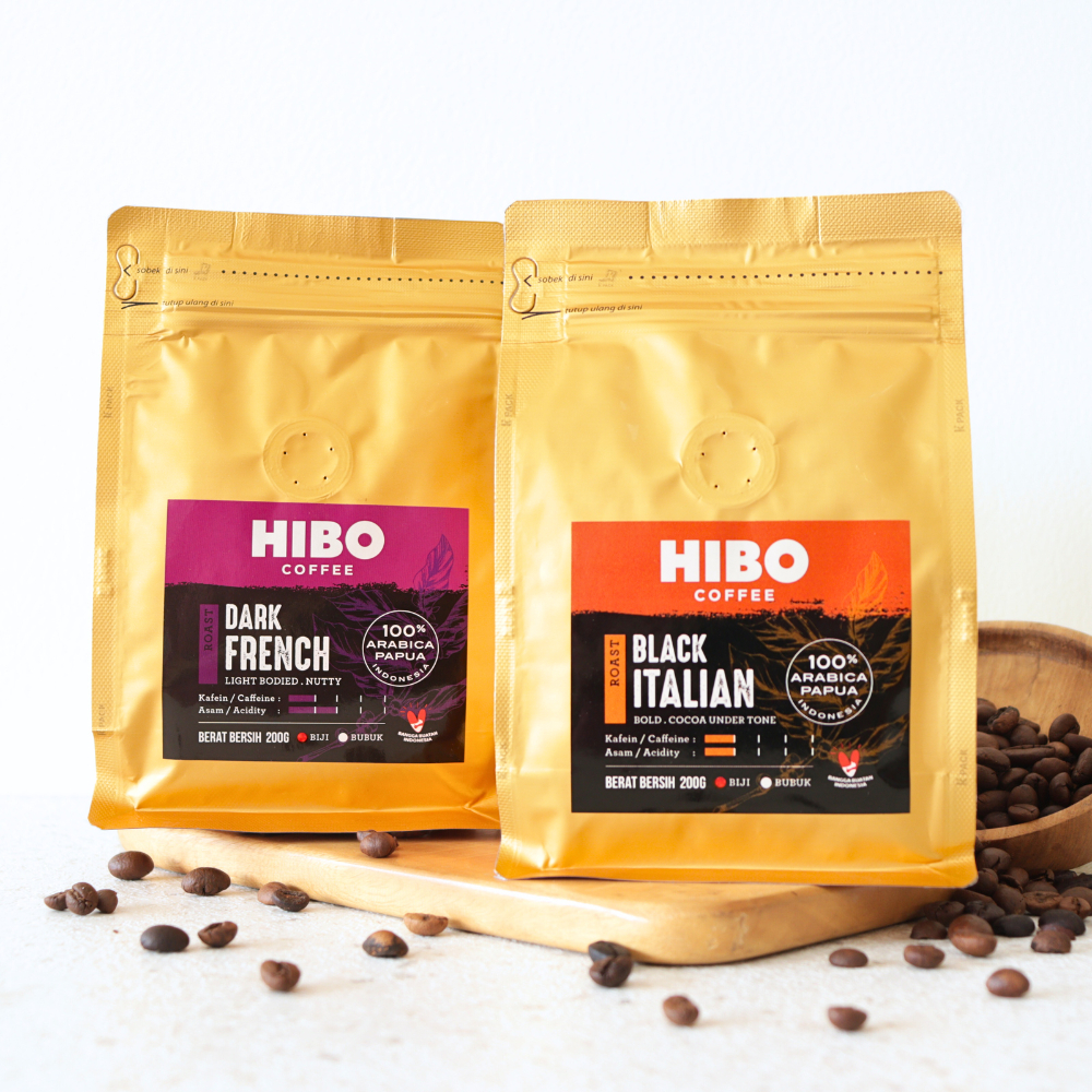 

HiBO Arabica Coffee Kopi Papua 200g