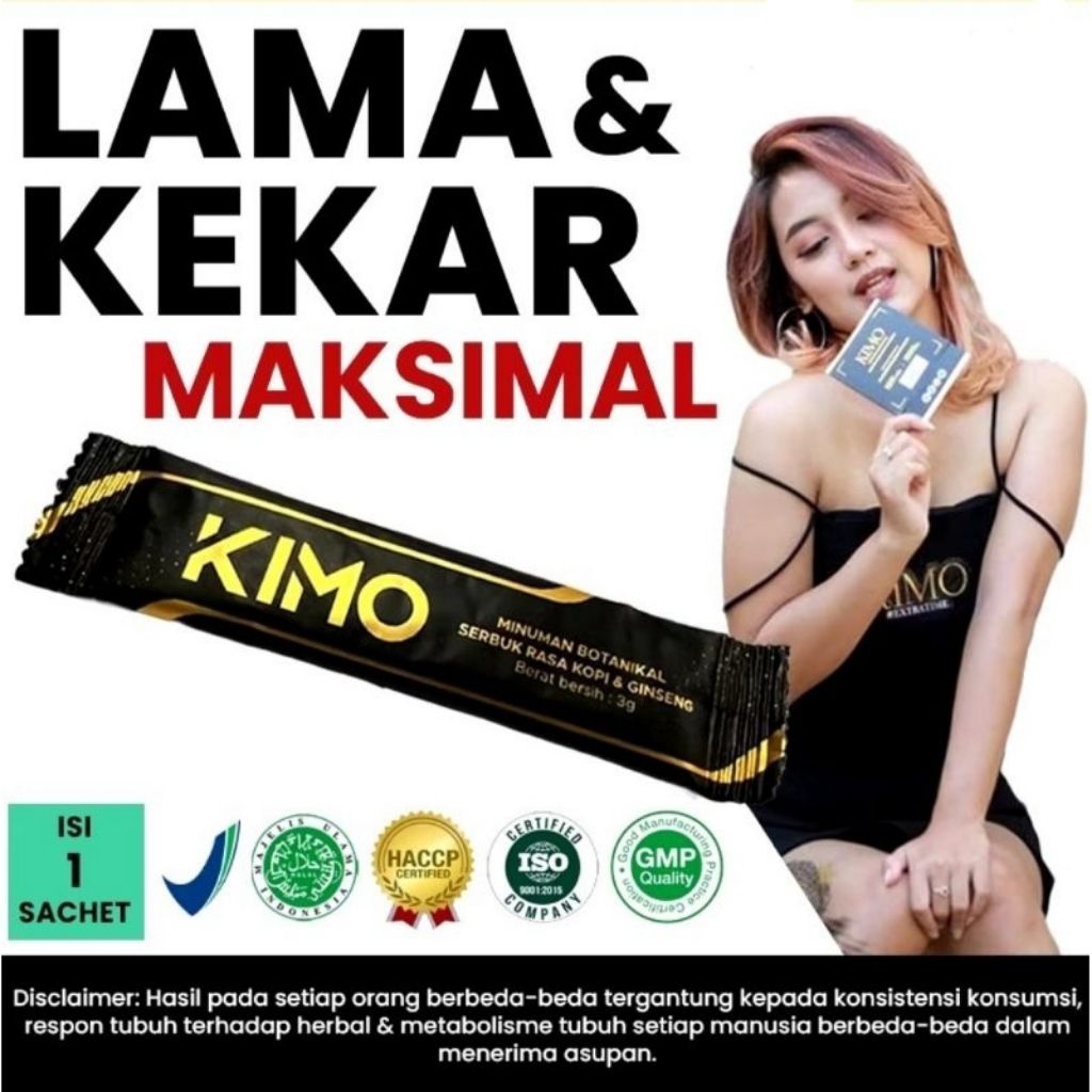 

KIMO Serbuk Minuman Kopi Ginseng Pria - 1 Sachet