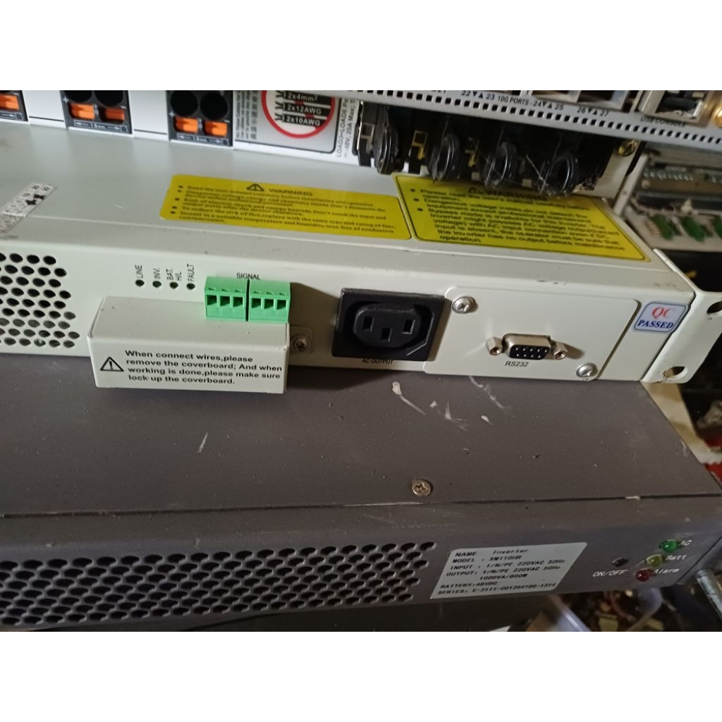 INVERTER 1U 48V 1000VA BEKAS NORMAL GARANSI