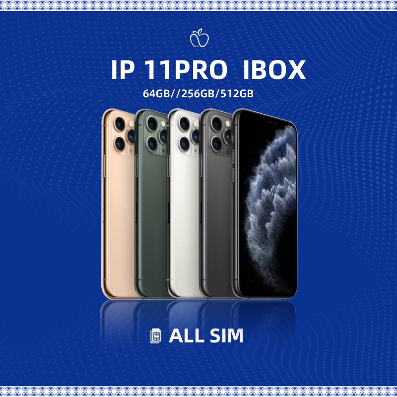 IBOX iP 11 Pro/Pro Max 64GB/256GB Second BH 95+ Mulus Normal Fullset No Recond No Refurbish