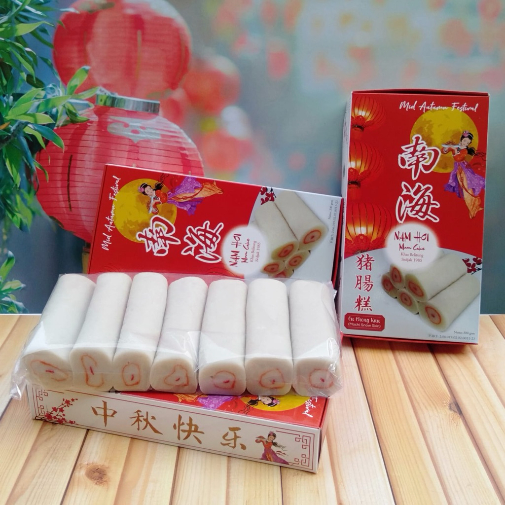 

Kue Bulan Nam Hoi - Cu Chong Kau (Mochi Snow Skin) 500gr Khas Belitung