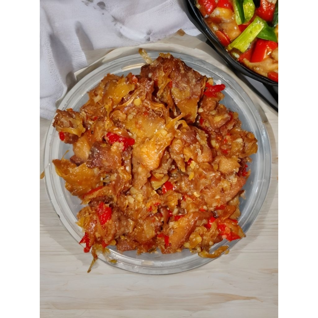 300ml Oseng Mandai Cempedak / kulit Cempedak / Sambal Goreng Mandai