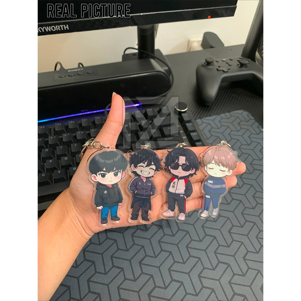 Gantungan Kunci Lookism Manhwa Akrilik Premium / Keychain Manhwa Lookism