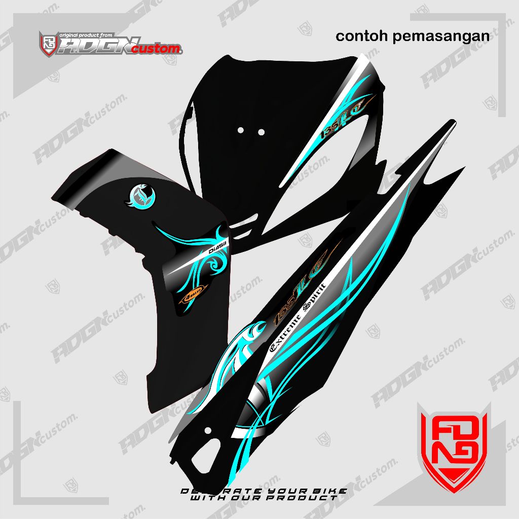 Striping Jupiter Mx Old Llama Lc135 Sticker Bodi For Malaysia / striping 135lc malaysia