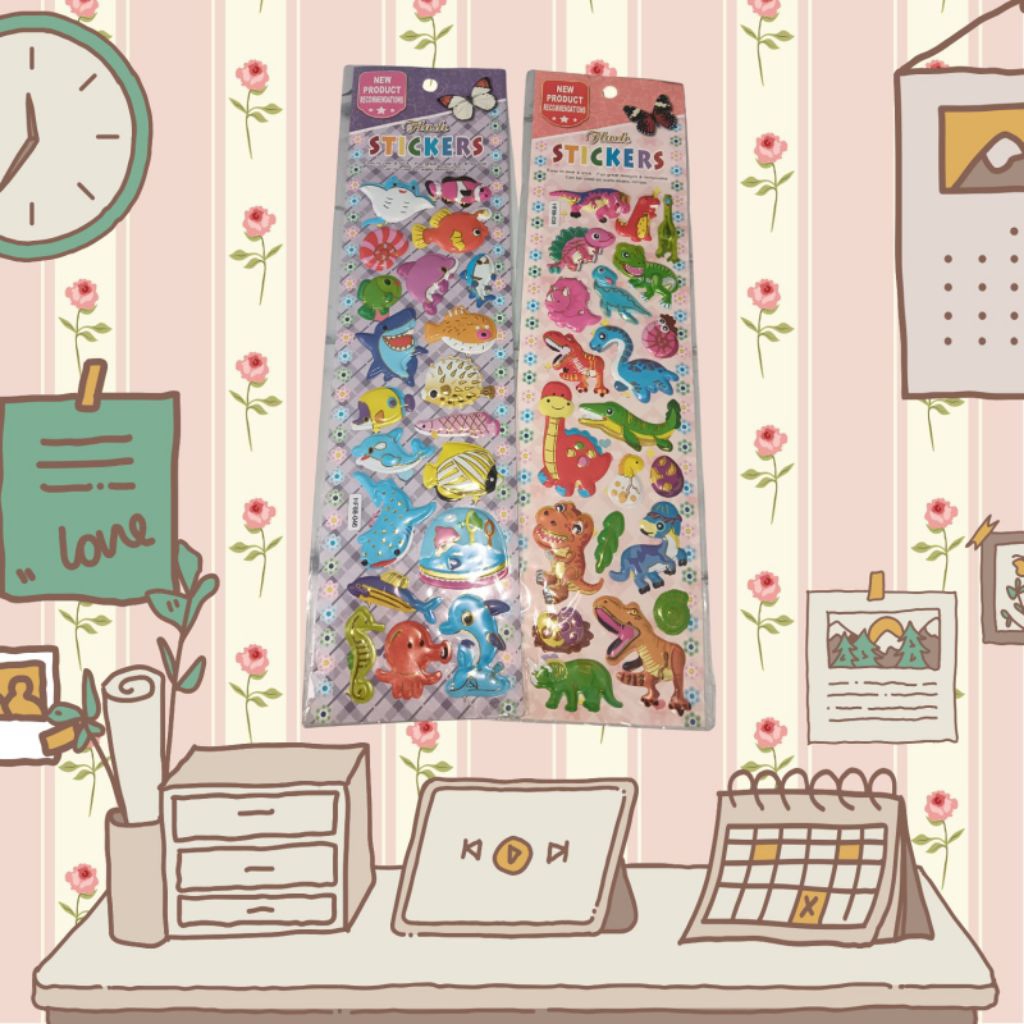 

Sticker laut dan dino