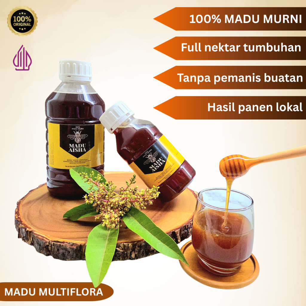 

Madu Murni 100% dari Nektar Terbaik Indonesia - Madu Multiflora