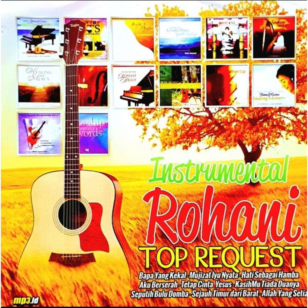 KASET MP3 LAGU INSTRUMENTAL ROHANI - KASET CD MP3 INSTRUMEN MUSIK ROHANI KRISTEN - KASET MP3 FULL LA